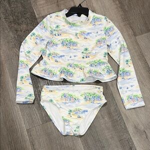 Janie and Jack x  Gray Malin swim 2 piece size 5